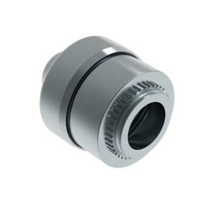 DZUS® Quarter-Turn Receptacle, Size 6, Press-In, Steel, Zinc Plate, Bright chromate - Image 1