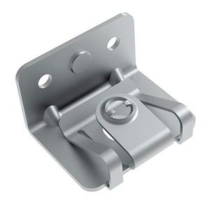 DZUS® Quarter-Turn Receptacle, Size 6, Side-Mount, Steel, Zinc Immersion Coating - Image 1