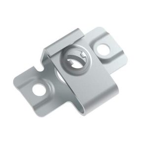 DZUS® Quarter-Turn Receptacle, Size 9, Rivet-on, Steel, Zinc Immersion Coating - Image 1