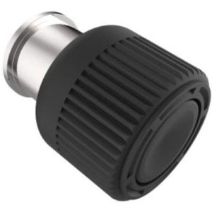 DZUS® Tech Line, Press-in, 9.3 mm Fastened Stud Projection, 0.9 mm Min. Outer Panel, Black Knob, Tray Package