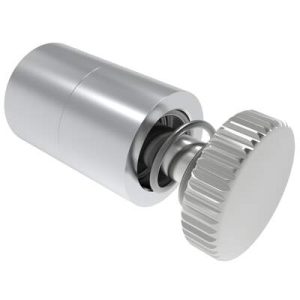 DZUS® Tech Line, Press-in, 10.3 mm Fastened Stud Projection, 0.9mm Min. Outer Panel, No Recess, Bright Knob, Bulk Packaged