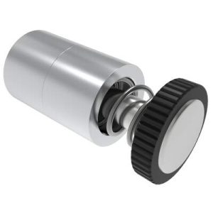 DZUS® Tech Line, Press-in, 11.3 mm Fastened Stud Projection, 0.9mm Min. Outer Panel, No Recess, Black Knob, Bulk Packaged