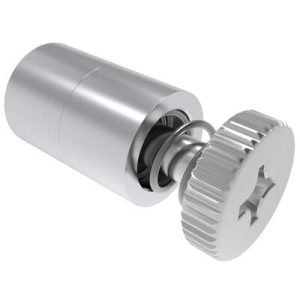 DZUS® Tech Line, Press-in, 10.3 mm Fastened Stud Projection, 0.9mm Min. Outer Panel, #2 Phillips Recess, Bright Knob, Bulk Packaged