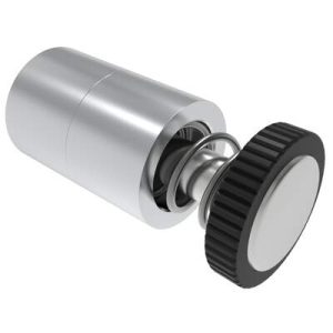 DZUS® Tech Line, Flare-in, 10.3 mm Fastened Stud Projection, 0.9mm Min. Outer Panel, No Recess, Black Knob, Bulk Packaged