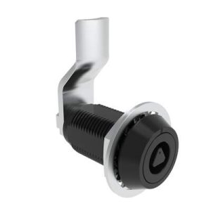 VISE ACTION® Compression Latch, Large Size, 7 mm Triangle, Aluminum Alloy, Hard Anodized, Black, 26 mm (1.02 in) Grip - Image 1