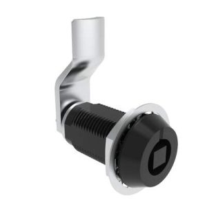 VISE ACTION® Compression Latch, Large Size, 7 mm Square, Aluminum Alloy, Hard Anodized, Black, 26 mm (1.02 in) Grip