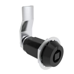 VISE ACTION® Compression Latch, Large Size, 7 mm Square, Aluminum Alloy, Hard Anodized, Black, 32 mm (1.26 in) Grip