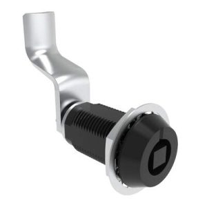 VISE ACTION® Compression Latch, Large Size, 7 mm Square, Aluminum Alloy, Hard Anodized, Black, 58 mm (2.28 in) Grip - Image 1