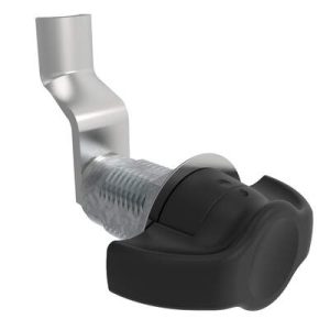 VISE ACTION® Compression Latch, Large Size, Wing, Zinc Alloy, Powder Coated, Black, 41 mm (1.61 in) Grip