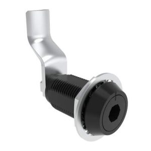 VISE ACTION® Compression Latch, Large Size, 8 mm Hex Recess, Aluminum Alloy, Hard Anodized, Black, 46 mm (1.81 in) Grip - Image 1