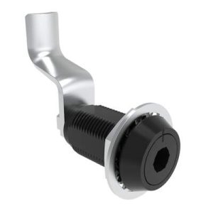 VISE ACTION® Compression Latch, Large Size, 8 mm Hex Recess, Aluminum Alloy, Hard Anodized, Black, 52 mm (2.05 in) Grip - Image 1