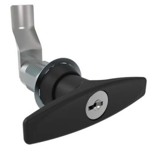 VISE ACTION® Compression Latch, Large Size, T-Handle, Zinc Alloy, Powder Coated, Black, 39 mm (1.54 in) Grip