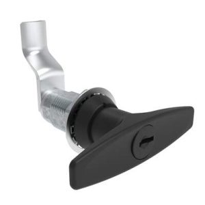 VISE ACTION® Compression Latch, Large Size, T-Handle, Zinc Alloy, Powder Coated, Black, 41 mm (1.61 in) Grip