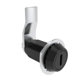 VISE ACTION® Compression Latch, Large Size, Slotted Recess, Aluminum Alloy, Hard Anodized, Black, 32 mm (1.26 in) Grip - Image 1