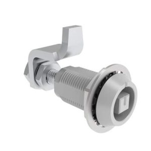 VISE ACTION® Compression Latch, Large Size, Railway Standard, Aluminum Alloy, Powder Coated, Silver - Image 1