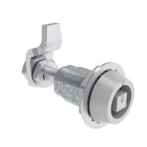 VISE ACTION® Compression Latch, Large Size, Railway Standard, Zinc Alloy, Powder Coated, Silver - Image 1