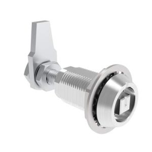 VISE ACTION® Compression Latch, Large Size, Railway Standard, Aluminum Alloy, Powder Coated, Clear - Image 1