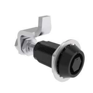 VISE ACTION® Compression Latch, Large Size, Bellcore 216, Aluminum Alloy, Hard Anodized, Black - Image 1