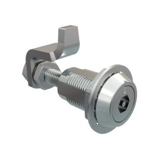 VISE ACTION® Compression Latch, Large Size, Bellcore Electronics, Zinc Alloy, Chrome Plated, Bright - Image 1