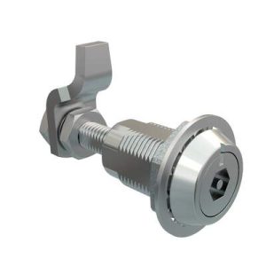 VISE ACTION® Compression Latch, Large Size, Bellcore Electronics, Zinc Alloy, Chrome Plated, Bright - Image 1