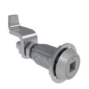 Vise Action® Compression Latch, Large Size, 8 mm Square Recess, Zinc Alloy, Powder Coat, Silver