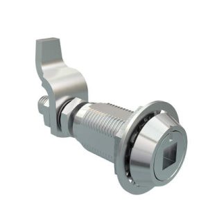 Vise Action® Compression Latch, Large Size, 8 mm Square Recess, Zinc Alloy, Chrome Plated, Bright