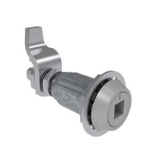 Vise Action® Compression Latch, Large Size, 8 mm Square Recess, Zinc Alloy, Powder Coat, Silver