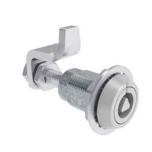 VISE ACTION® Compression Latch, Large Size, 8 mm Triangle, Zinc Alloy, Powder Coated, Silver - Image 1