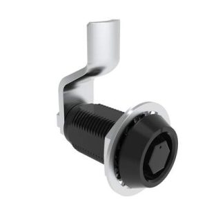 VISE ACTION® Compression Latch, Large Size, Bellcore 216, Aluminum Alloy, Hard Anodized, Black, 20 mm (0.79 in) Grip - Image 1