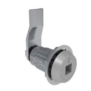 Vise Action® Compression Latch, Large Size, 8 mm Square Recess, Zinc Alloy, Powder Coat, Silver, 29 mm (1.14 in) Grip