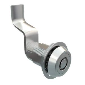 VISE ACTION® Compression Latch, Large Size, Southco® Tubular Key, Zinc Alloy, Chrome Plated, Bright, 49 mm (1.93 in) Grip