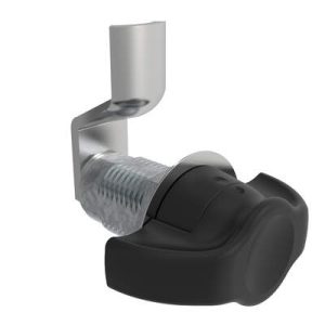 VISE ACTION® Compression Latch, Large Size, Wing, Zinc Alloy, Powder Coated, Black, 17 mm (0.67 in) Grip