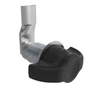 VISE ACTION® Compression Latch, Large Size, Wing, Zinc Alloy, Powder Coated, Black, 31 mm (1.22 in) Grip