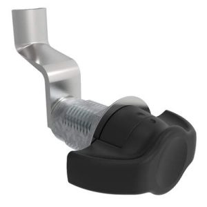 VISE ACTION® Compression Latch, Large Size, Wing, Zinc Alloy, Powder Coated, Black, 49 mm (1.93 in) Grip