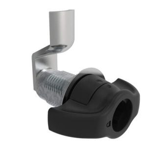 VISE ACTION® Compression Latch, Large Size, Wing, Zinc Alloy, Powder Coated, Black, 15 mm (0.59 in) Grip