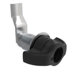 VISE ACTION® Compression Latch, Large Size, Wing, Zinc Alloy, Powder Coated, Black, 35 mm (1.38 in) Grip