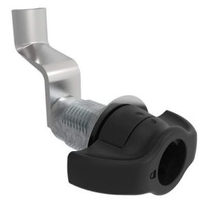 VISE ACTION® Compression Latch, Large Size, Wing, Zinc Alloy, Powder Coated, Black, 49 mm (1.93 in) Grip