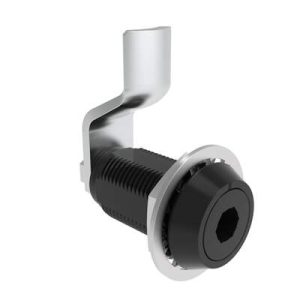 VISE ACTION® Compression Latch, Large Size, 8 mm Hex Recess, Aluminum Alloy, Hard Anodized, Black, 20 mm (0.79 in) Grip - Image 1