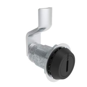 VISE ACTION® Compression Latch, Large Size, Slotted Recess, Zinc Alloy, Powder Coated, Black, 15 mm (0.59 in) Grip - Image 1