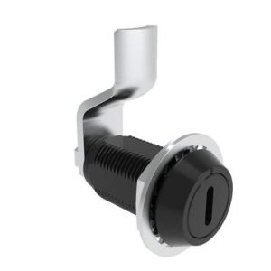 VISE ACTION® Compression Latch, Large Size, Slotted Recess, Aluminum Alloy, Hard Anodized, Black, 20 mm (0.79 in) Grip - Image 1