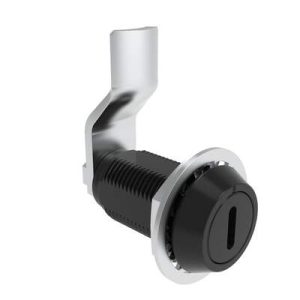 VISE ACTION® Compression Latch, Large Size, Slotted Recess, Aluminum Alloy, Hard Anodized, Black, 26 mm (1.02 in) Grip - Image 1