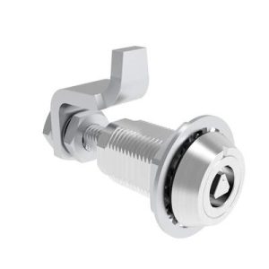 VISE ACTION® Compression Latch, Large Size, 7 mm Triangle, Aluminum Alloy, Powder Coated, Clear