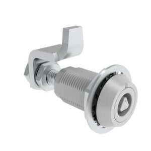 VISE ACTION® Compression Latch, Large Size, 7 mm Triangle, Aluminum Alloy, Powder Coated, Silver