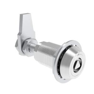 VISE ACTION® Compression Latch, Large Size, 7 mm Triangle, Aluminum Alloy, Powder Coated, Clear - Image 1