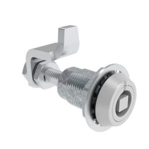 VISE ACTION® Compression Latch, Large Size, 7 mm Square, Zinc Alloy, Powder Coated, Silver - Image 1