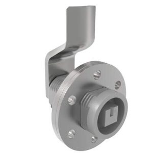 VISE ACTION® Compression Latch, Large Size, 8 mm Square, Zinc Alloy, Powder Coated, Silver, 23 mm (0.91 in) Grip - Image 1