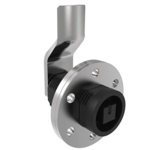 VISE ACTION® Compression Latch, Large Size, 8 mm Square, Zinc Alloy, Powder Coated, Black, 27 mm (1.06 in) Grip - Image 1