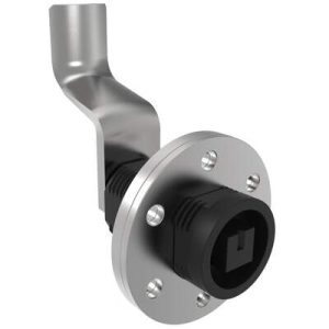 VISE ACTION® Compression Latch, Large Size, 8 mm Square, Zinc Alloy, Powder Coated, Black, 51 mm (2.01 in) Grip - Image 1