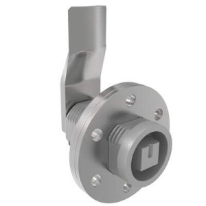 VISE ACTION® Compression Latch, Large Size, Railway Standard, Zinc Alloy, Powder Coated, Silver, 35 mm (1.38 in) Grip - Image 1