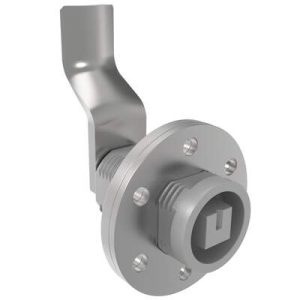 VISE ACTION® Compression Latch, Large Size, Railway Standard, Zinc Alloy, Powder Coated, Silver, 45 mm (1.77 in) Grip - Image 1